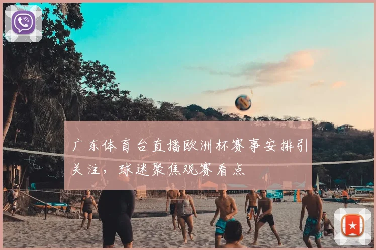 广东体育台直播欧洲杯赛事安排引关注,球迷聚焦观赛看点
