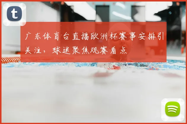 广东体育台直播欧洲杯赛事安排引关注，球迷聚焦观赛看点